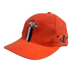 Denver Broncos Hat Cap Mens Orange Bronco Strap Back NFL Pro Line OSFM One Size